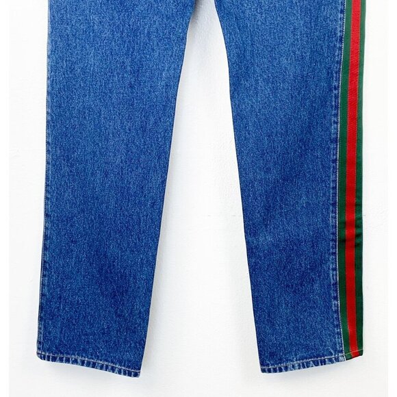 NWT Gucci Regular Fit Marble Jeans Size 34 - Picture 8 of 14